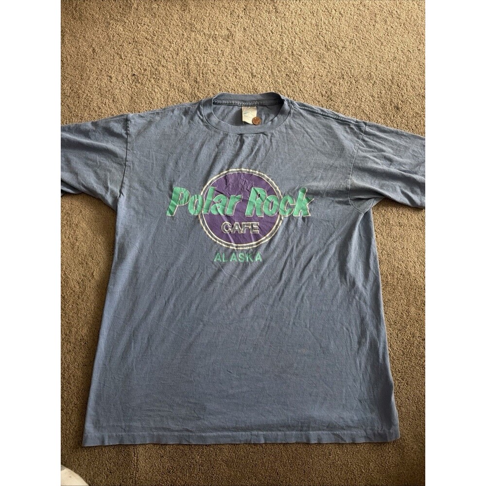 Vintage Single Stitch Polar Rock Cafe Alaska t-shirt size L